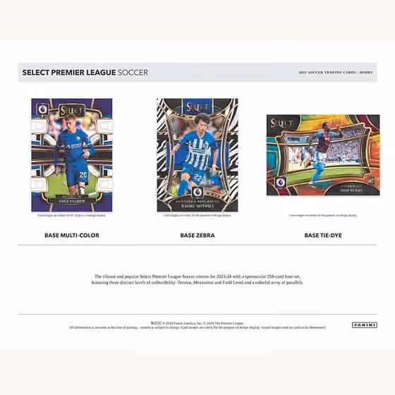 2023/24 Panini Select Premier League Soccer Hobby Box view 2