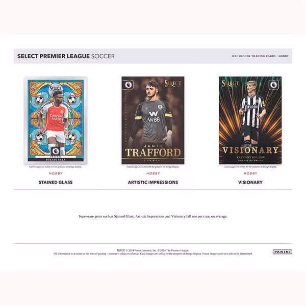 2023/24 Panini Select Premier League Soccer Hobby Box view 4