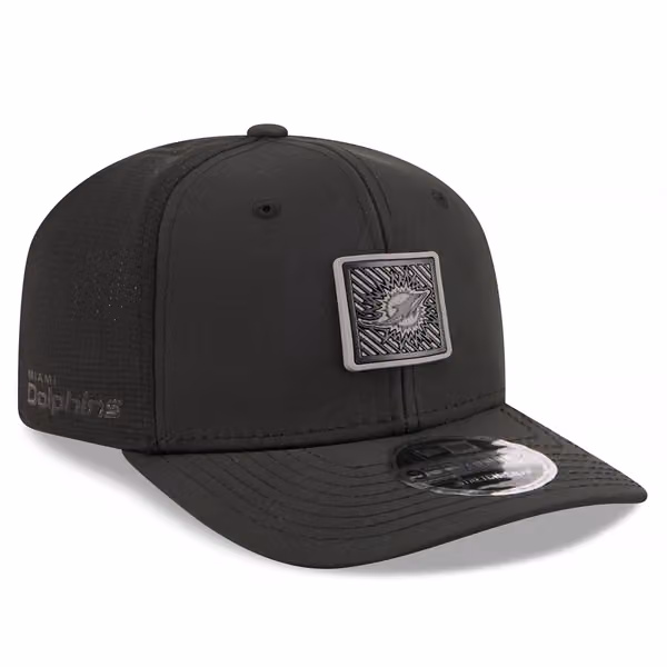 Miami Dolphins Black 2026 NFL Training Camp 9SEVENTY Stretch-Snap Cap Black product photo