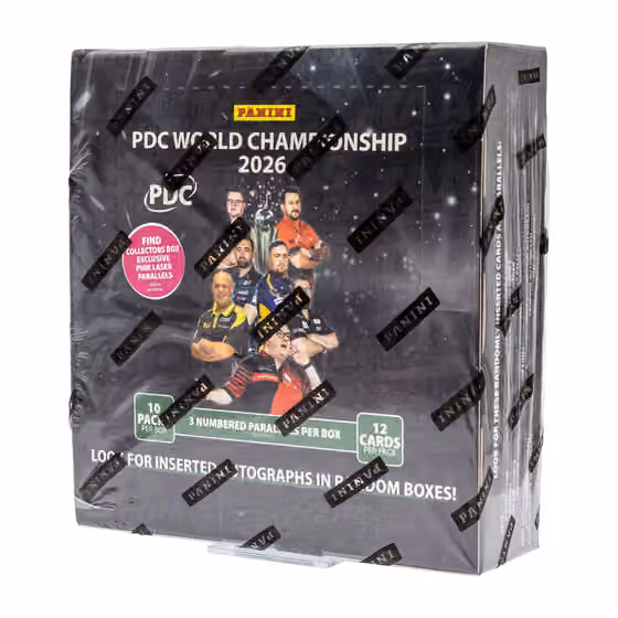 2026 Panini Darts PDC World Championship Trading Cards Collectors Box view 1