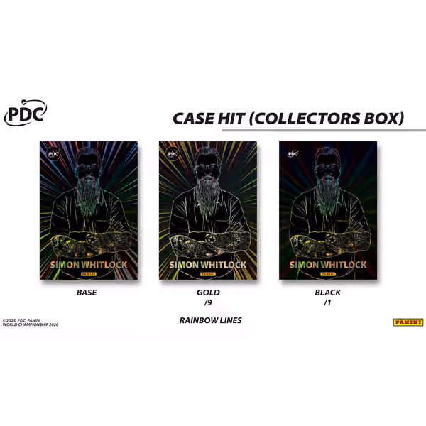 2026 Panini Darts PDC World Championship Trading Cards Collectors Box view 4