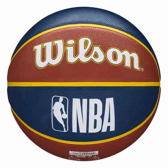 Denver Nuggets Team Tribute Wilson NBA Basketball (Size 7) view 2