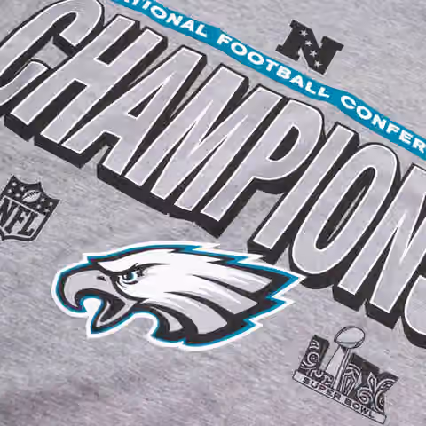 Philadelphia Eagles 2024-25 NFC Champions Locker Room Nike NFL T-Shirt view 3