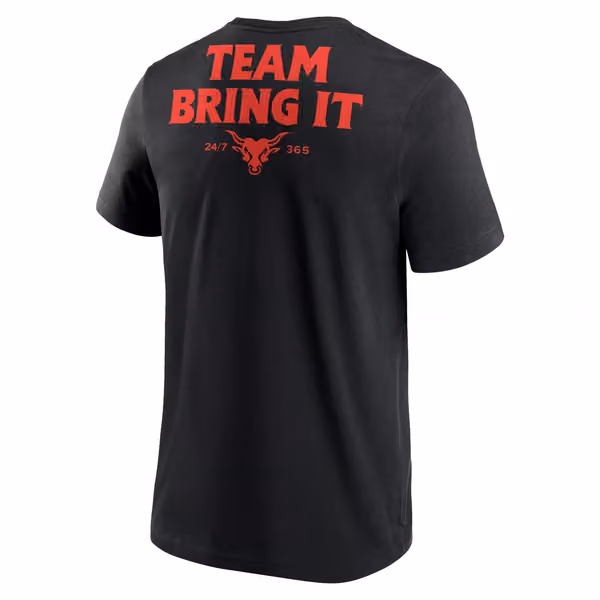 The Rock WWE Superstar T-Shirt Black view 3