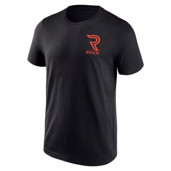 The Rock WWE Superstar T-Shirt Black view 2