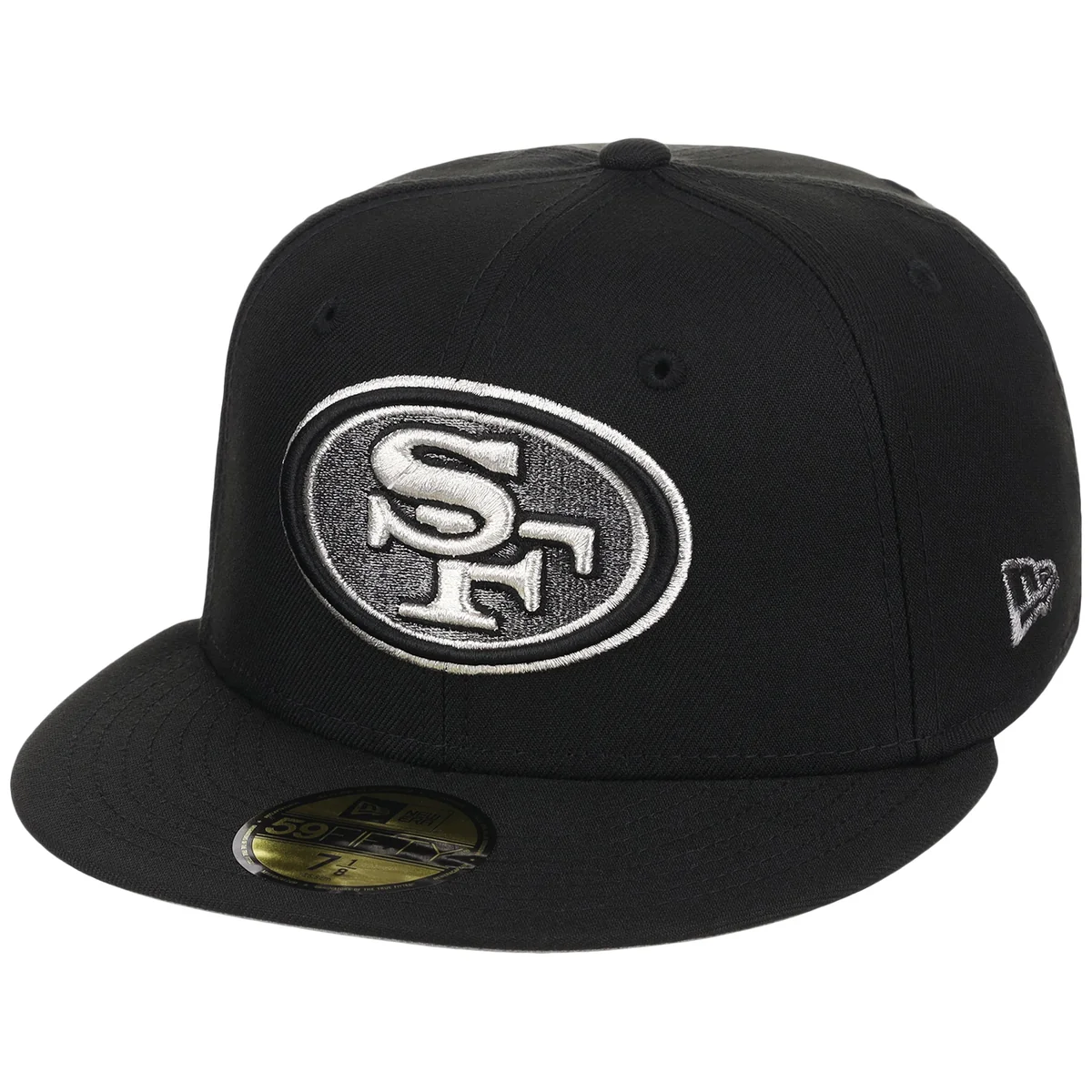 San Francisco 49Ers NFL Liquid Titanium New Era 59FIFTY detail view