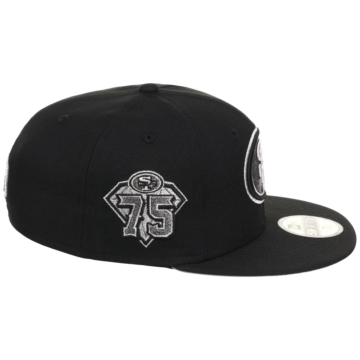 San Francisco 49Ers NFL Liquid Titanium New Era 59FIFTY detail view