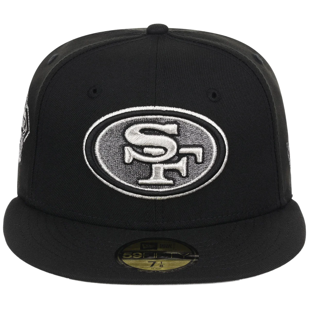San Francisco 49Ers NFL Liquid Titanium New Era 59FIFTY detail view