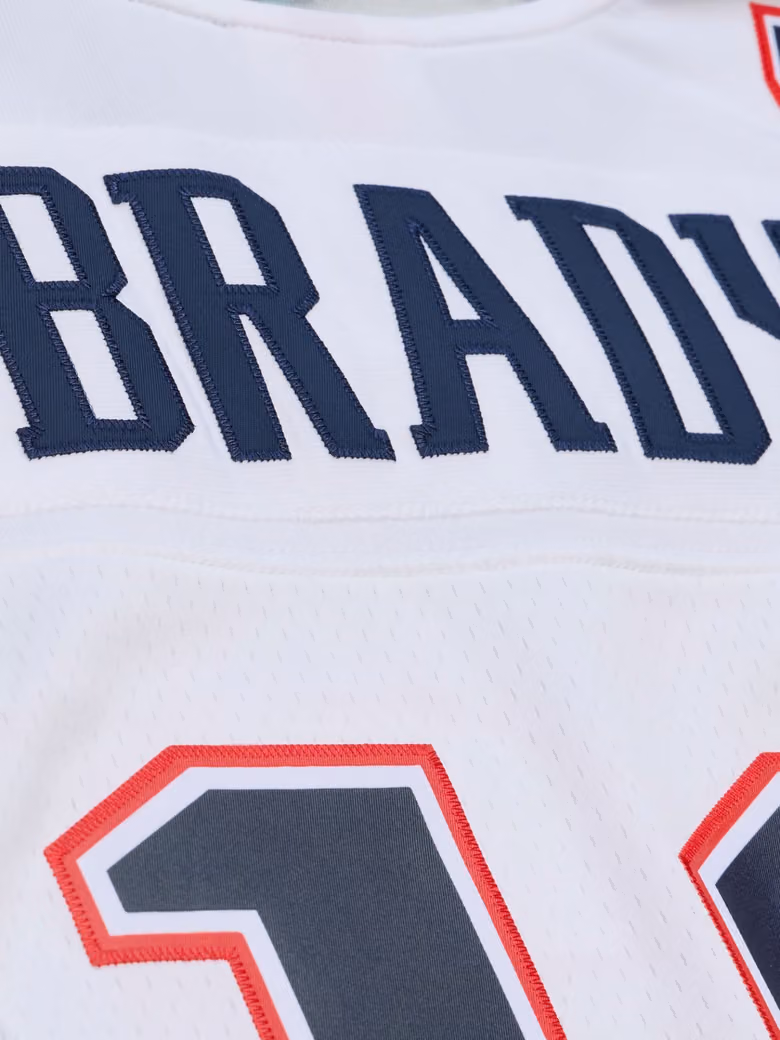 Tom Brady #12 New England Patriots 2000 Legacy Throwback NFL Jersey White view 5
