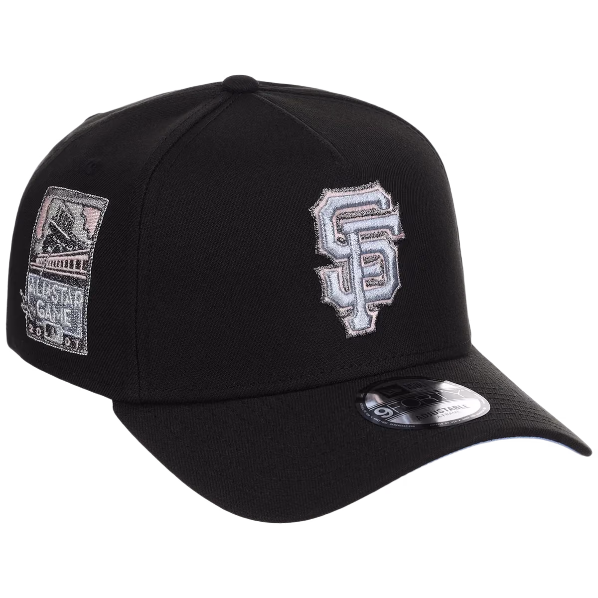 San Francisco Giants MLB Pewter Skies New Era 9FORTY A-Frame front view