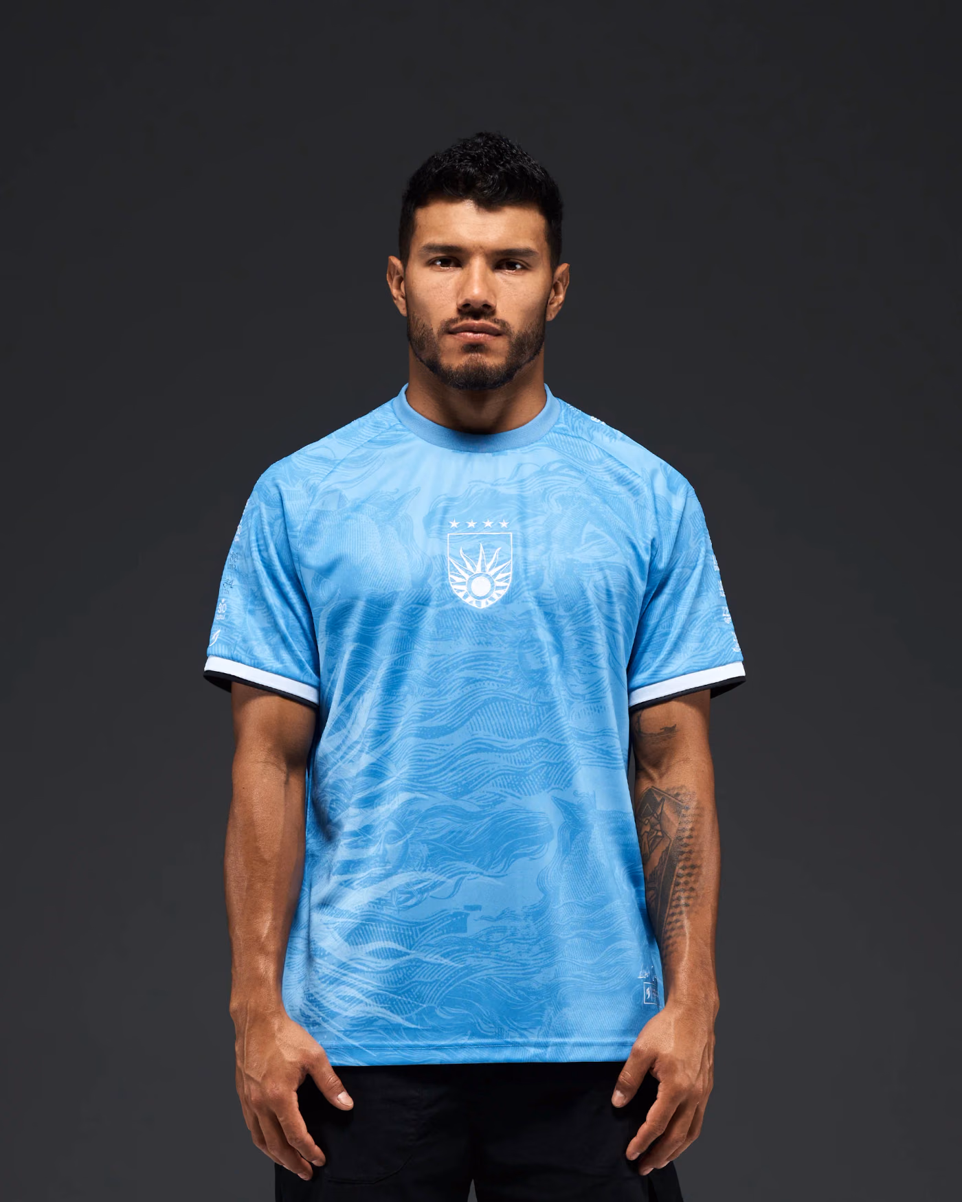Jersevo Custom Personalized Uruguay Heritage Jersey (2026WC Edition) front view