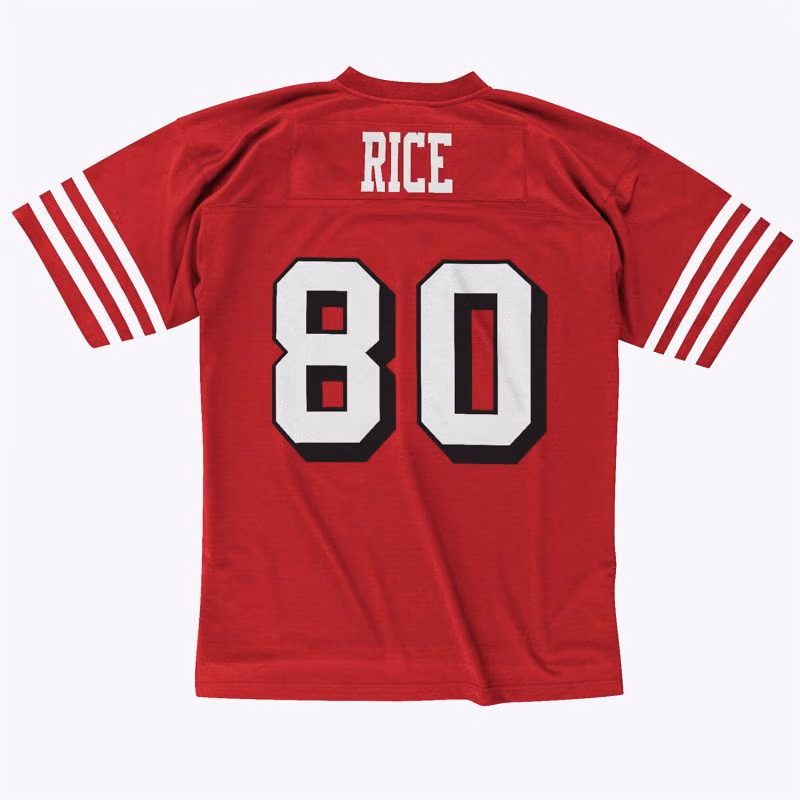Jerry Rice #80 San Francisco 49ers 1994 Legacy Throwback NFL Jersey Red view 1