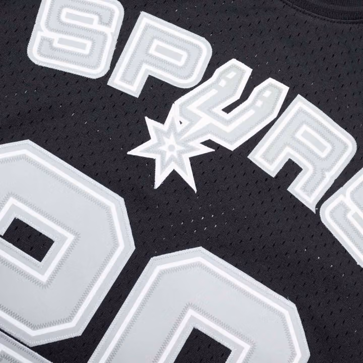 Manu Ginobili #20 San Antonio Spurs Black Mitchell & Ness Swingman NBA Jersey view 5