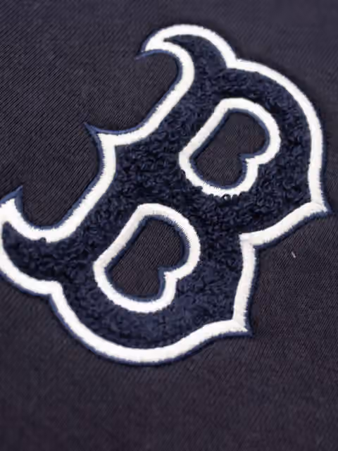 Boston Red Sox Letterman Hooded MLB Jacket Navy view 3