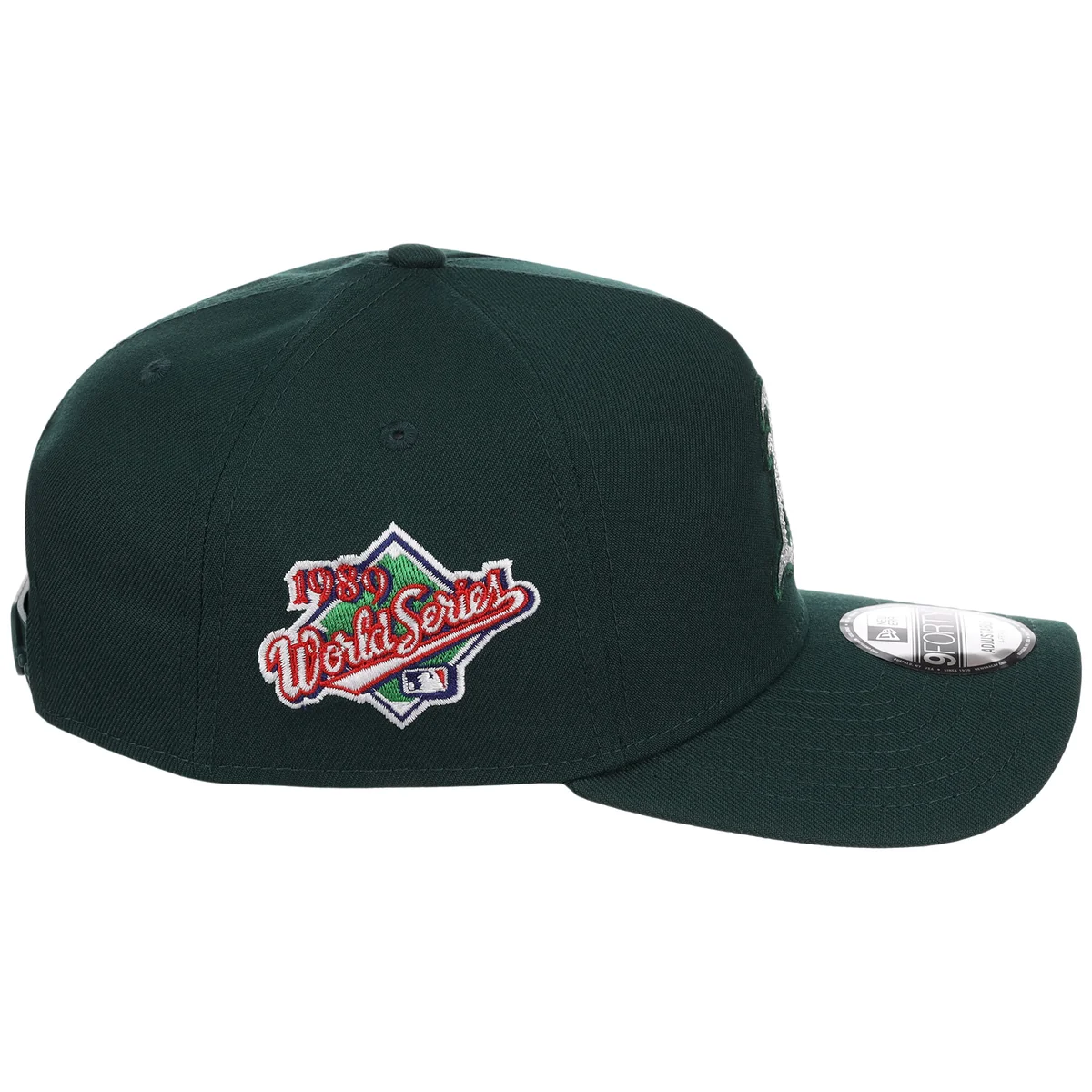 Oakland Athletics MLB Diamond Bling New Era 9FORTY A-Frame detail view