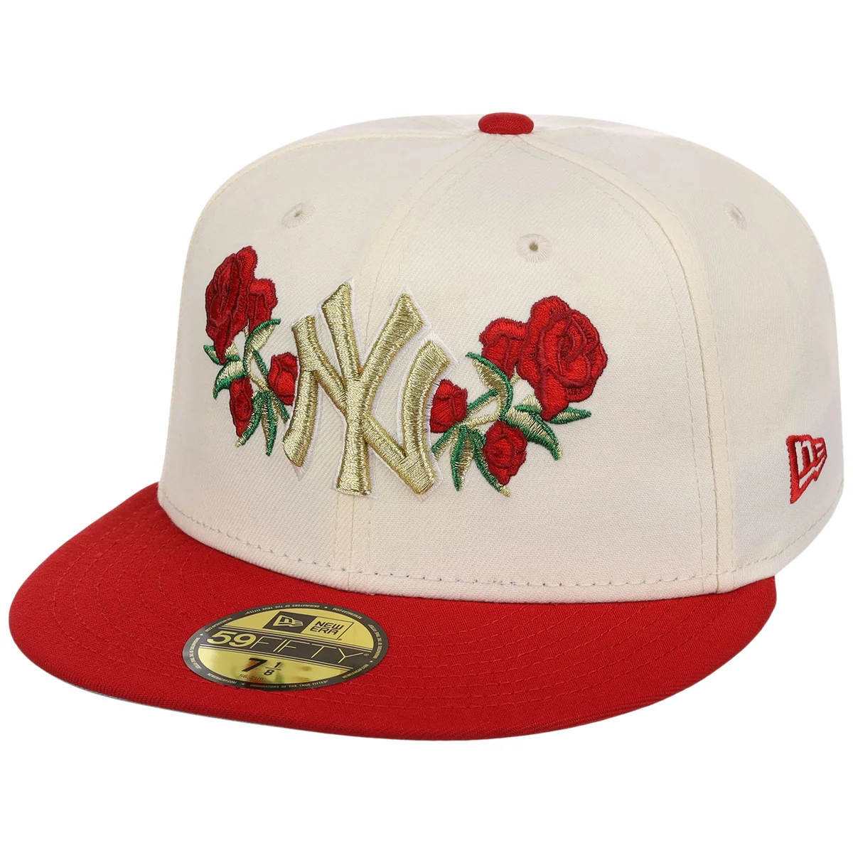 New York Yankees Rose New Era 59FIFTY detail view