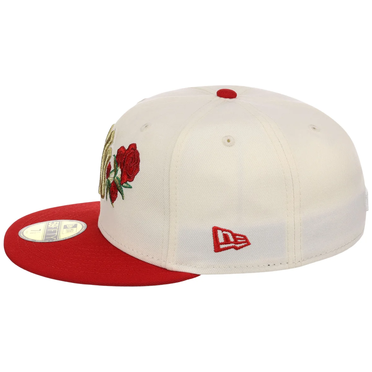 New York Yankees Rose New Era 59FIFTY detail view