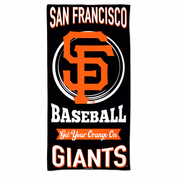 San Francisco Giants Slogan WinCraft MLB Beach Towel view 1