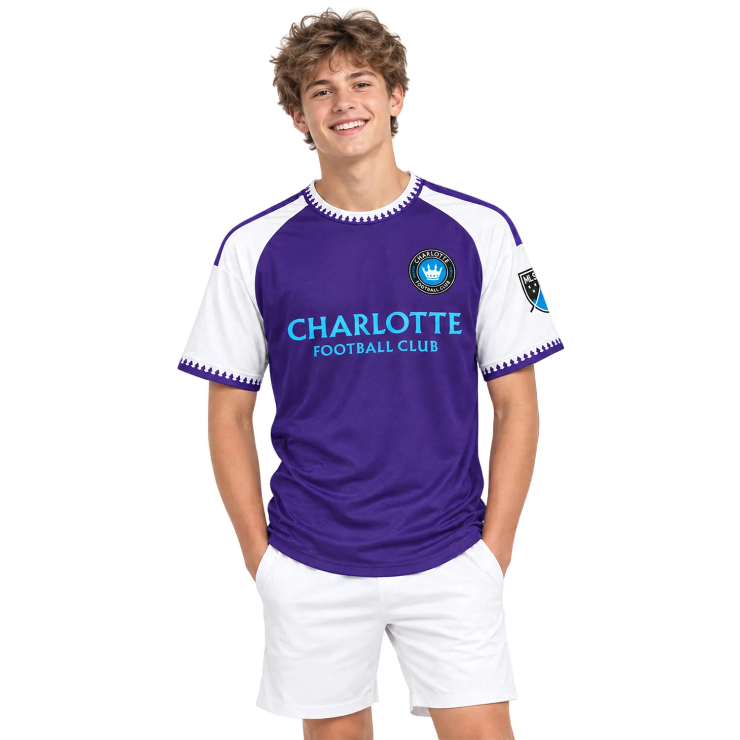 Charlotte FC Purple Jersey Custom Player Dynamic Fan Apparel