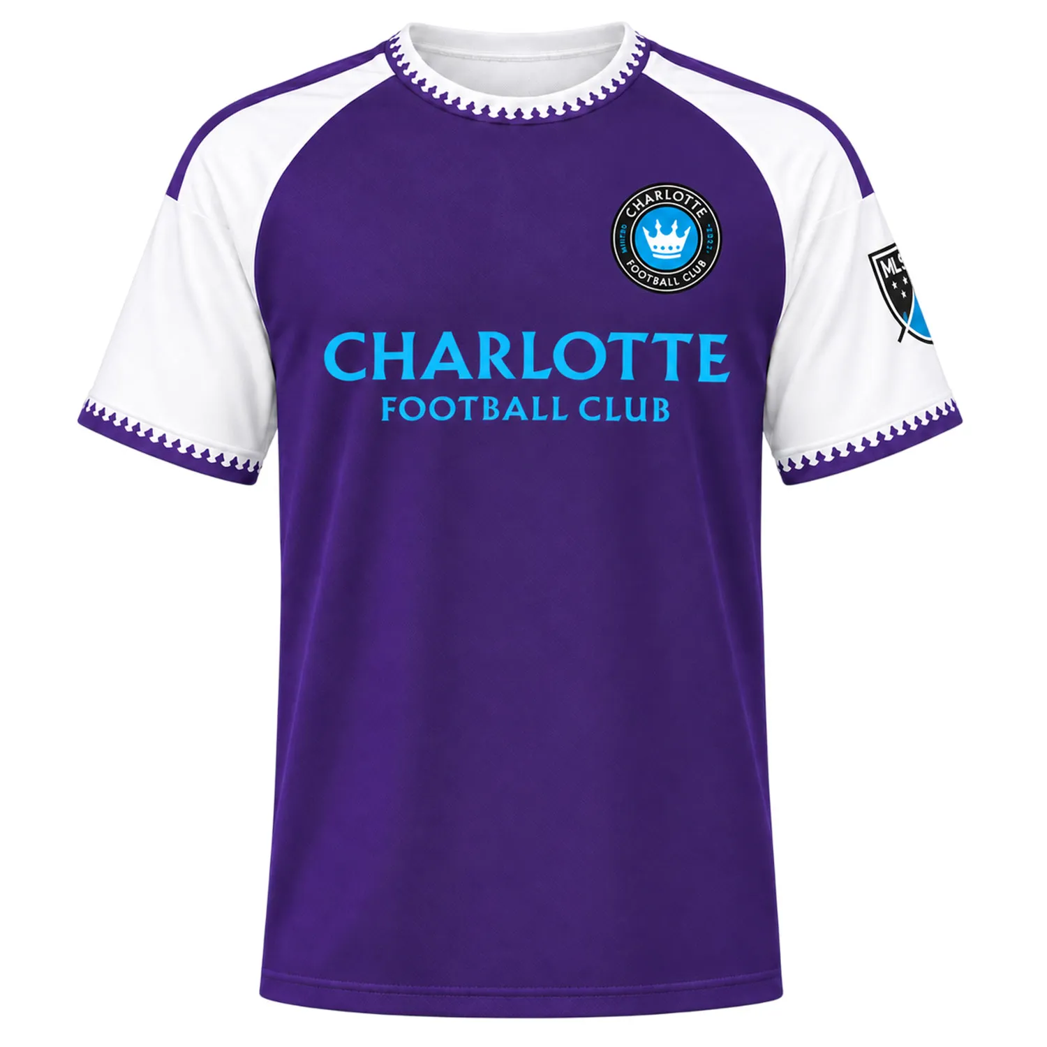 Charlotte FC Purple Jersey Custom Player Dynamic Fan Apparel