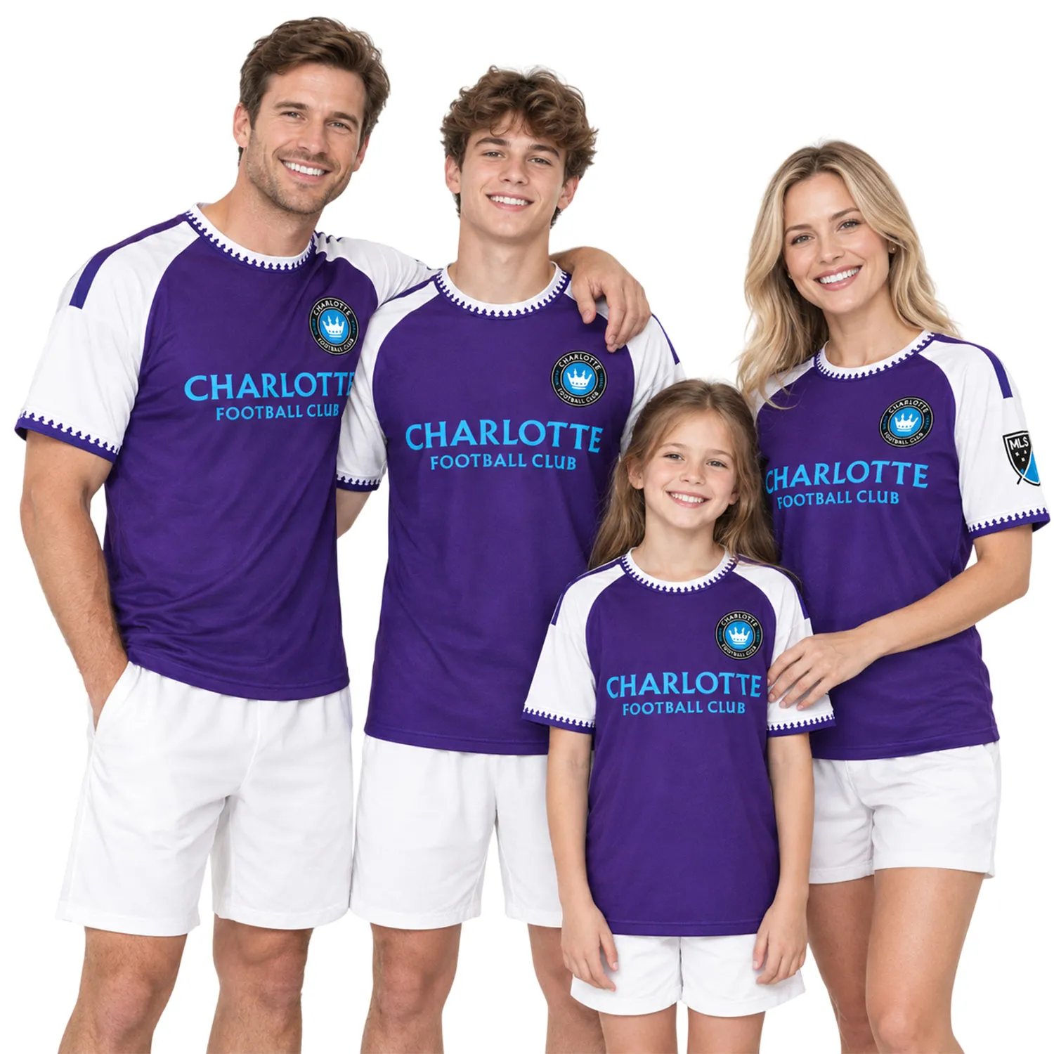 Charlotte FC Purple Jersey Custom Player Dynamic Fan Apparel