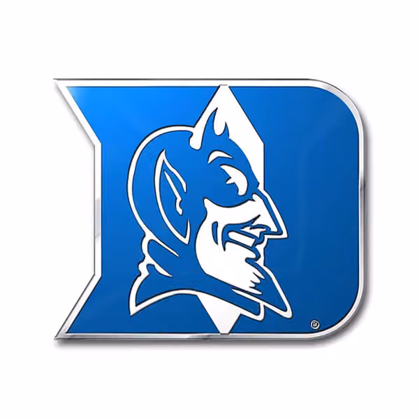 Duke Blue Devils Aluminium Color NCAA Team Emblem view 1