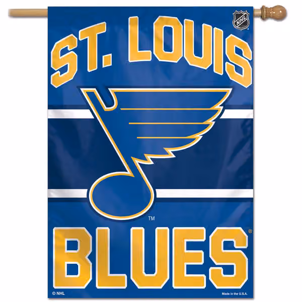 St. Louis Blues WinCraft Hockey NHL Vertical Flag view 1