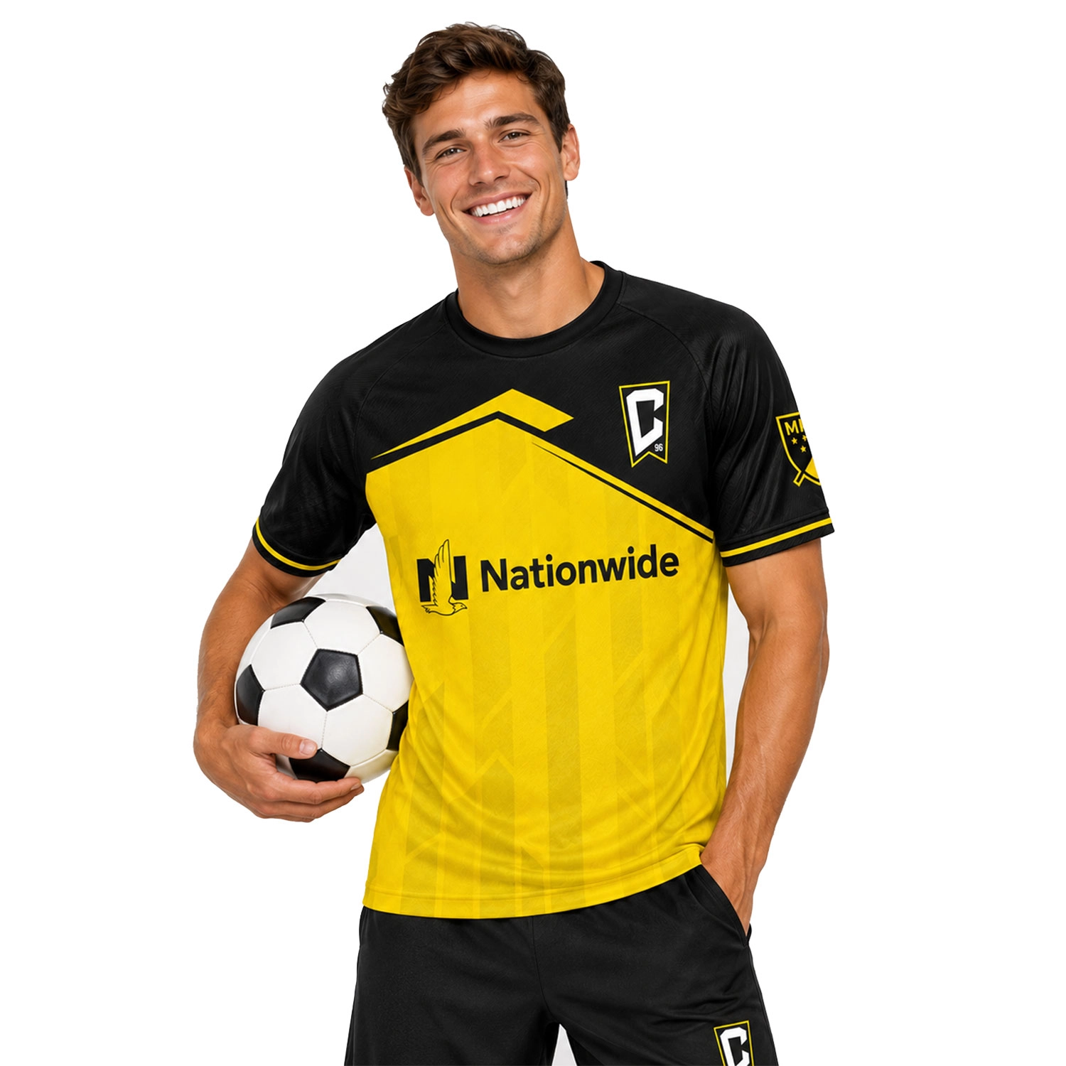 Columbus Crew Personalized Jersey – Bold Gold Style
