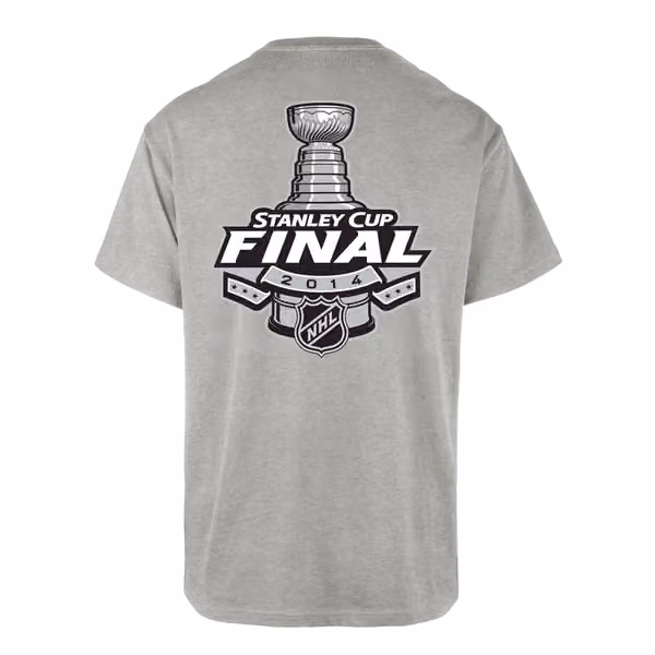 Los Angeles Kings 2014 Stanley Cup Champions '47 Echo NHL T-Shirt view 2