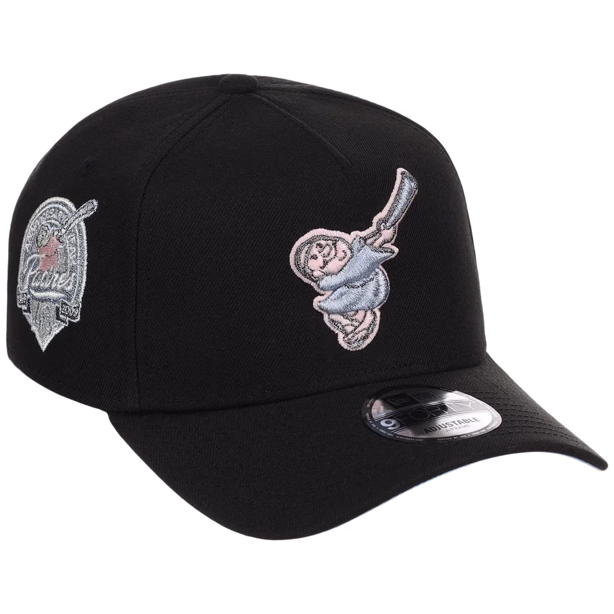San Diego Padres MLB Pewter Skies New Era 9FORTY A-Frame front view