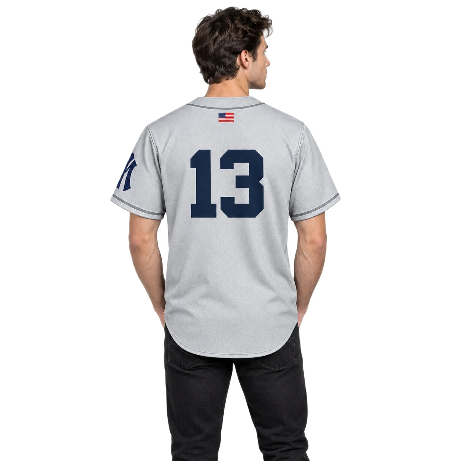Jazz Chisholm Jr. Yankees Road Jersey Player Vibrant Style