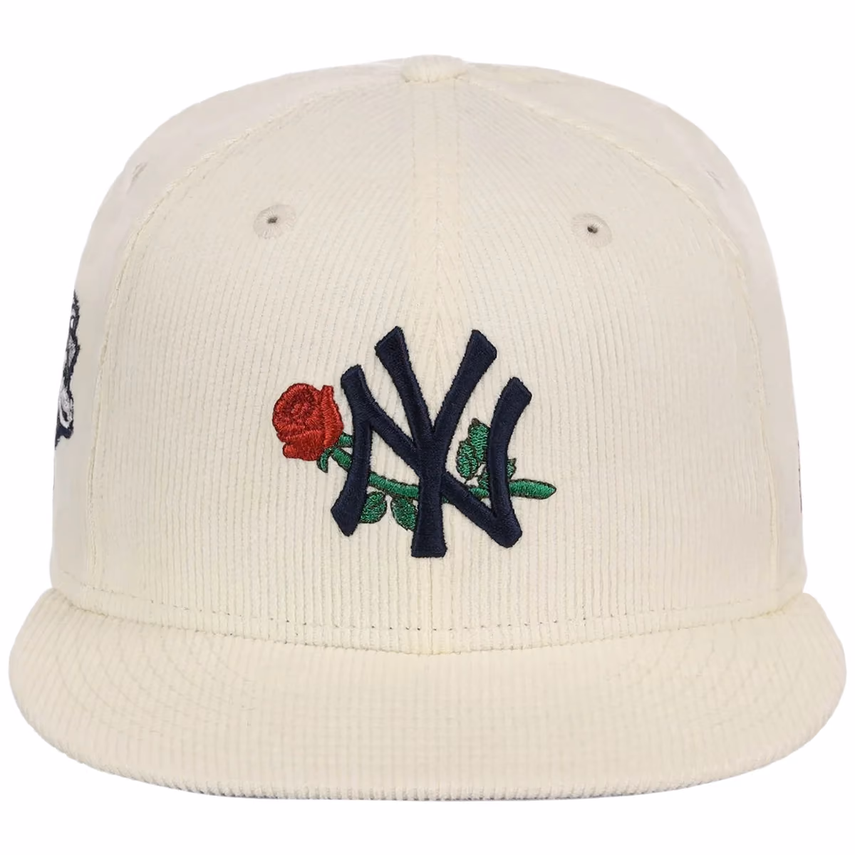 New York Yankees 'Concrete Roses' New Era 59FIFTY (Chrome/Chrome) detail view