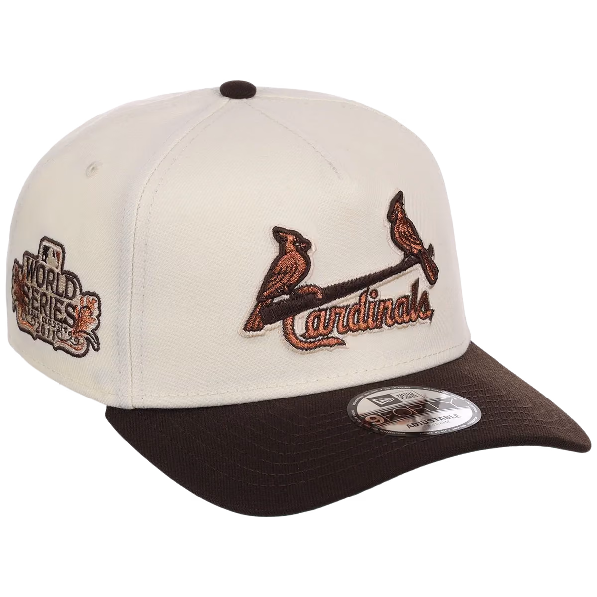 St. Louis Cardinals MLB Walnut Reserve New Era 9FORTY A-Frame front view
