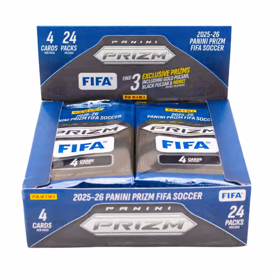 2025/26 Panini Prizm FIFA Football Retail Pack view 2