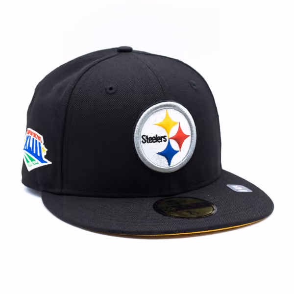 Pittsburgh Steelers Super Bowl XLIII New Era 59FIFTY Fitted NFL Cap product photo