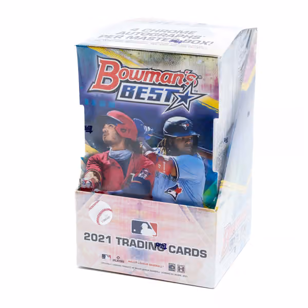 2021 Bowman's Best Baseball Hobby Box MLB view 1
