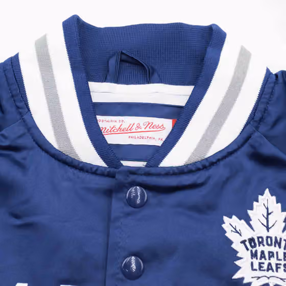 Toronto Maple Leafs Mitchell & Ness Lightweight Satin NHL Jacket view 5