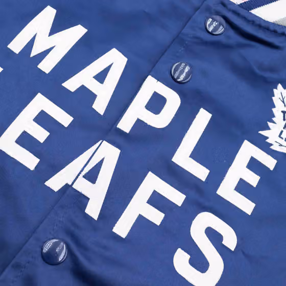 Toronto Maple Leafs Mitchell & Ness Lightweight Satin NHL Jacket view 4
