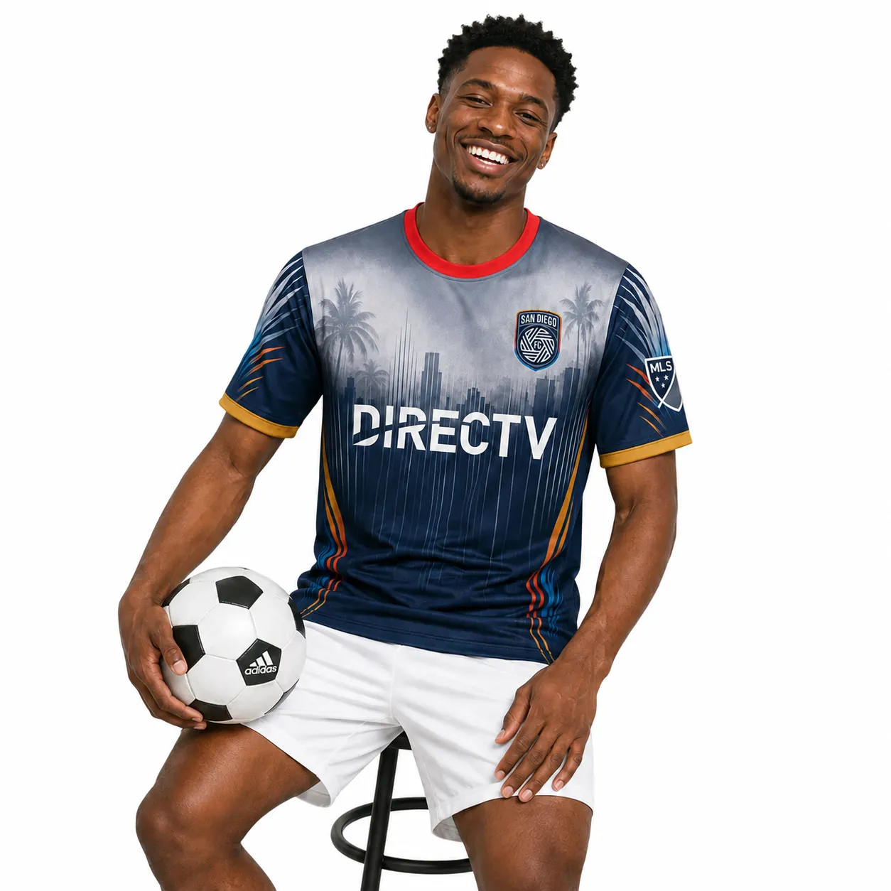 San Diego FC Custom Jersey – Stunning Navy Silver Kit