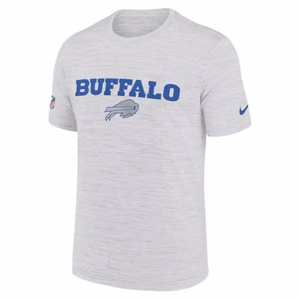 Buffalo Bills 2025 Rivalries Velocity Dri-FIT NFL T-Shirt Gray view 1