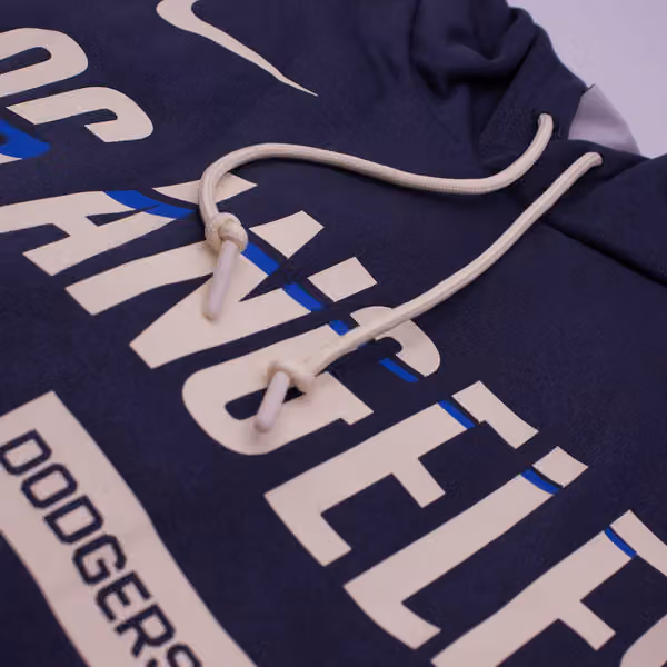 Los Angeles Dodgers City Connect 2026 MLB Authentic Therma Hoodie Navy view 3