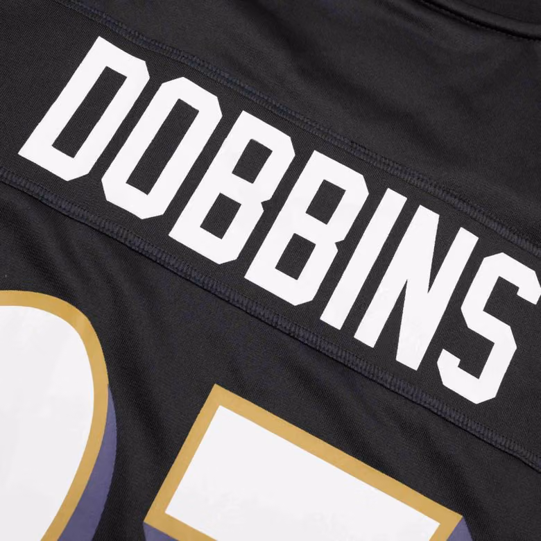 J.K. Dobbins #27 Baltimore Ravens Nike Game NFL Jersey Alternate Schwarz view 4