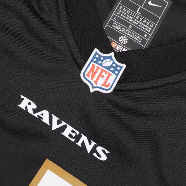 J.K. Dobbins #27 Baltimore Ravens Nike Game NFL Jersey Alternate Schwarz view 5