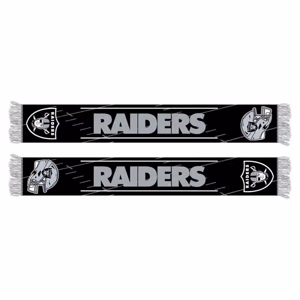 Las Vegas Raiders Wordmark NFL Scarf view 1