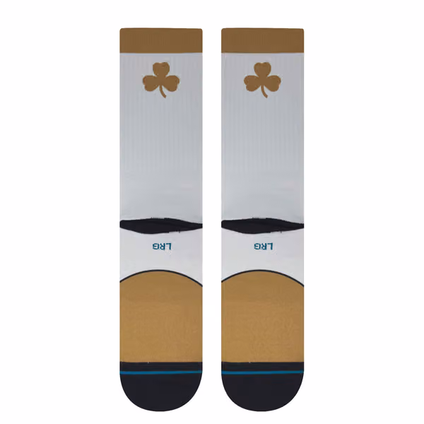 Boston Celtics 2025-26 NBA City Edition Crew Socks view 3