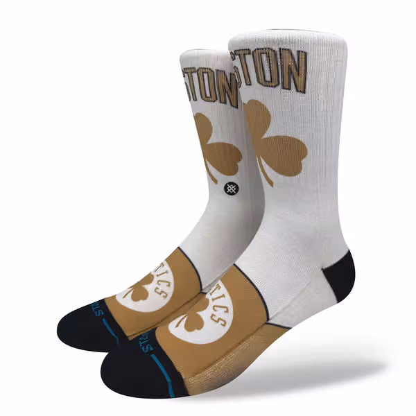Boston Celtics 2025-26 NBA City Edition Crew Socks view 1