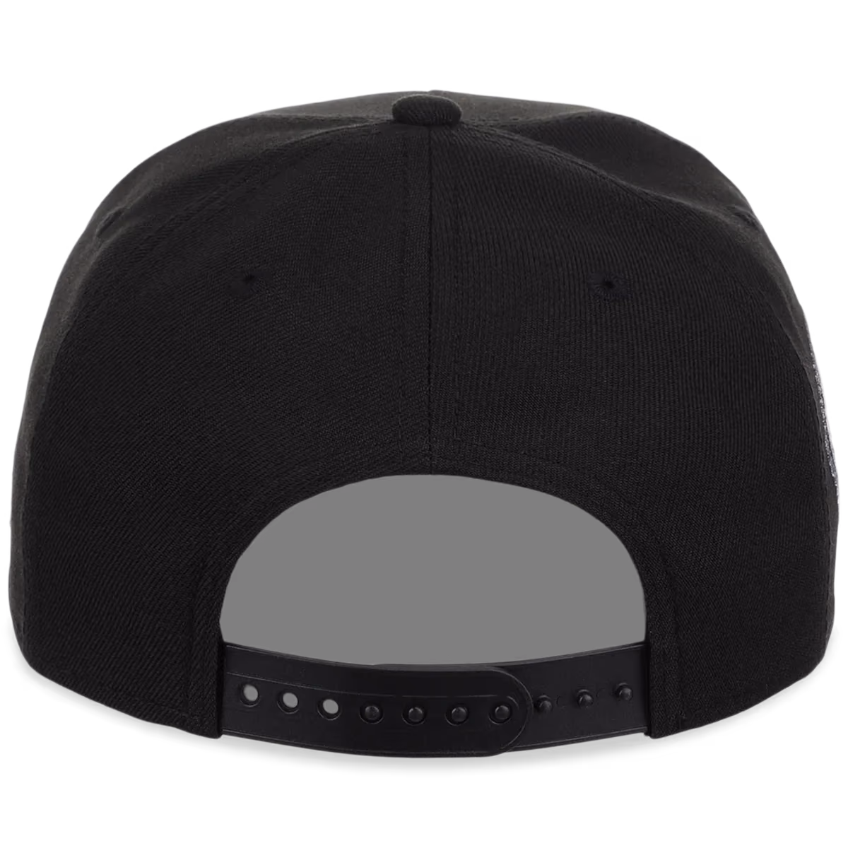 Cleveland Guardians MLB Pewter Skies New Era 9FORTY A-Frame detail view
