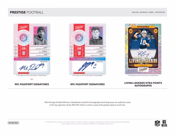 2024 Panini Prestige NFL Football Mega Box view 3