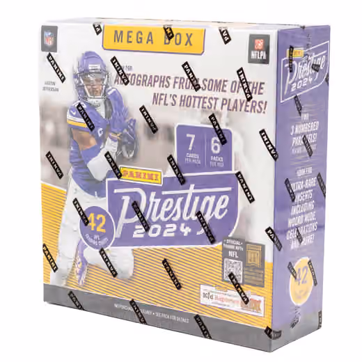 2024 Panini Prestige NFL Football Mega Box view 1