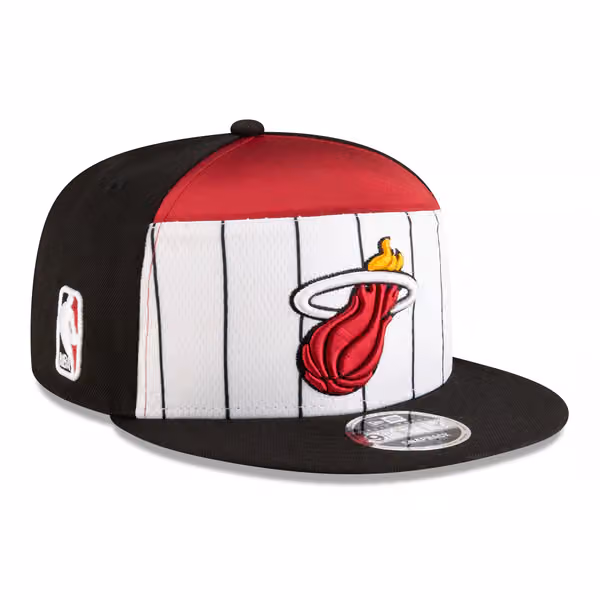 Miami Heat 2025-26 NBA Tip-Off 9FIFTY Split Panel Snapback Cap product photo